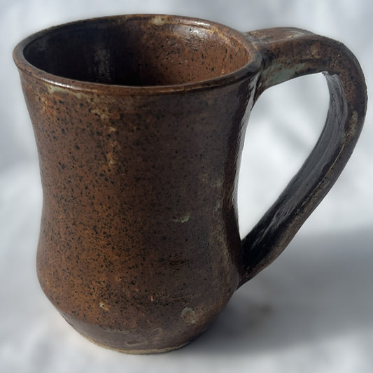 Brown Matte Glazed Ceramic Mug with speckles on the surface