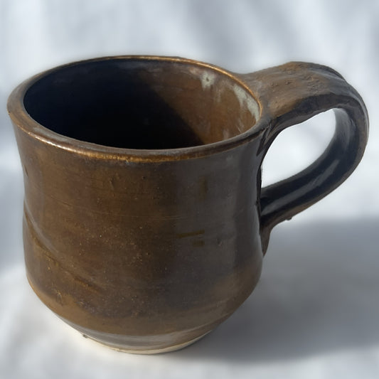 Brown Ceramic Mug with brown glaze